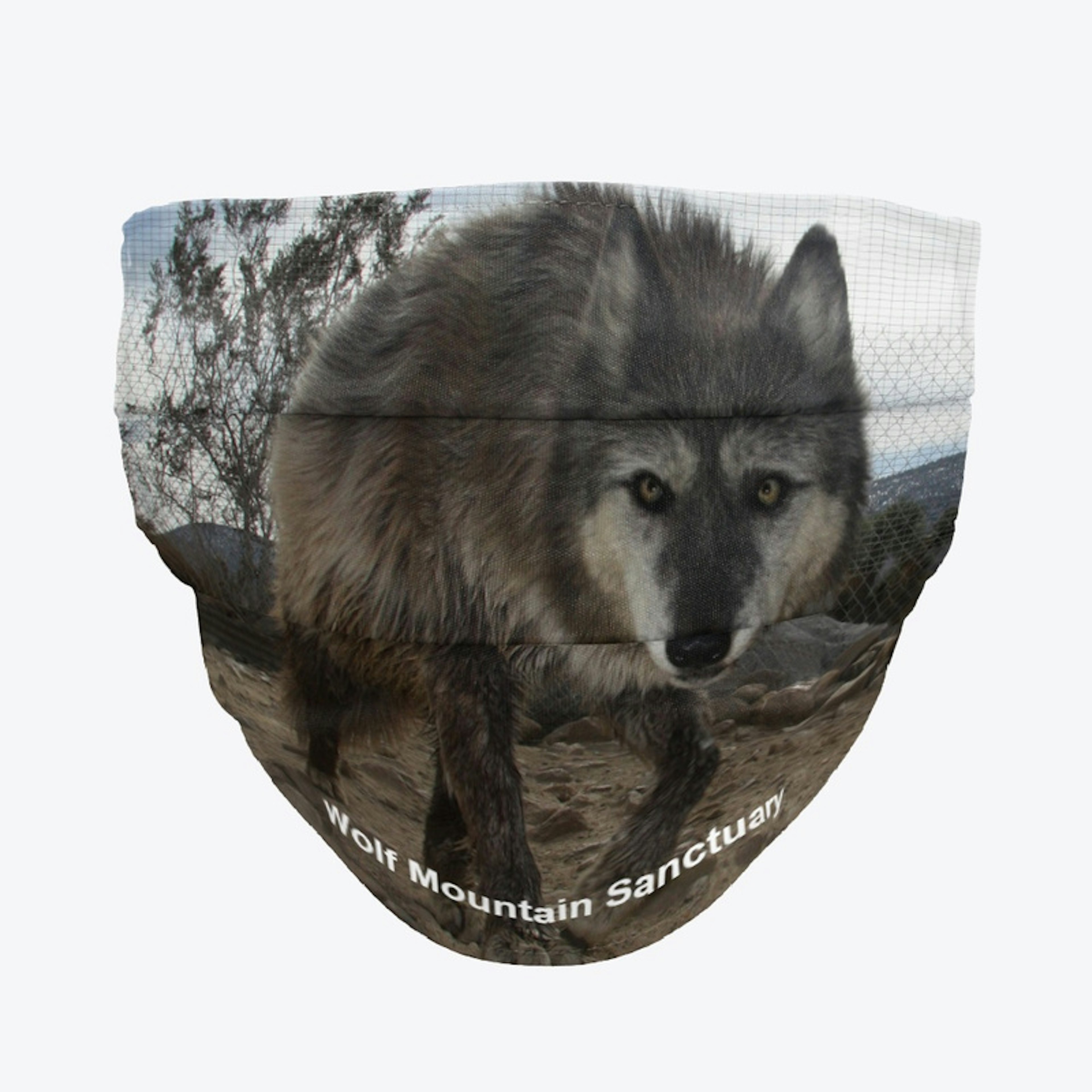 Wacipi Face Mask-Wolf Mountain Sanctuary